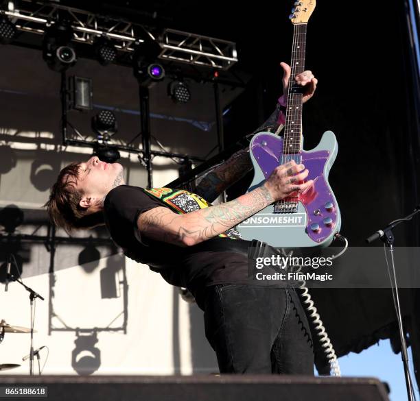 Johnny Stevens of Highly Suspect performs at Echo Stage during day 3 of the 2017 Lost Lake Festival on October 22, 2017 in Phoenix, Arizona.