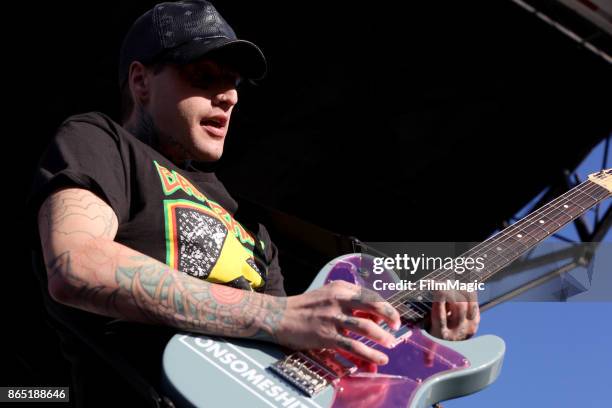 Johnny Stevens of Highly Suspect performs at Echo Stage during day 3 of the 2017 Lost Lake Festival on October 22, 2017 in Phoenix, Arizona.