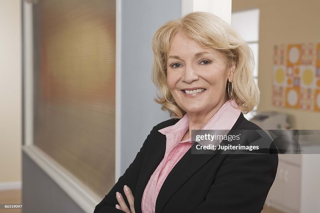 Businesswoman in office