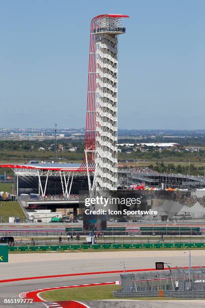 The COTA Tower during the United States Grand Prix on October 22 at the Circuit of The Americas in Austin, TX.