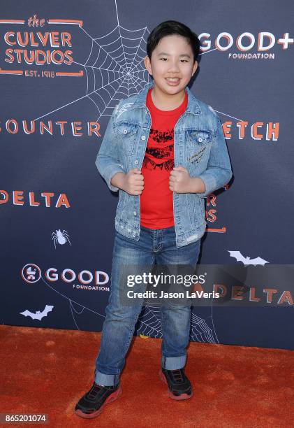 Actor Albert Tsai attends the GOOD+ Foundation's 2nd annual Halloween Bash at Culver Studios on October 22, 2017 in Culver City, California.