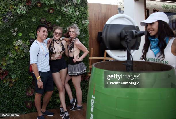 Festivalgoers seen during day 3 of the 2017 Lost Lake Festival on October 22, 2017 in Phoenix, Arizona.