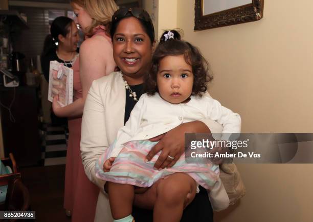 Sherida Khan and Lilly Khan attend a Fall Afternoon Tea Party on October 22, 2017 in New York City.