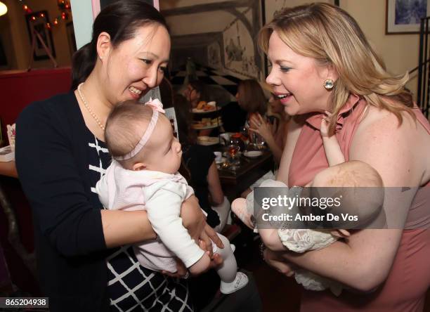 Nancy Demuth, Amelia Demuth, Susan Arndt and Lela Arndt attend a Fall Afternoon Tea Party on October 22, 2017 in New York City.