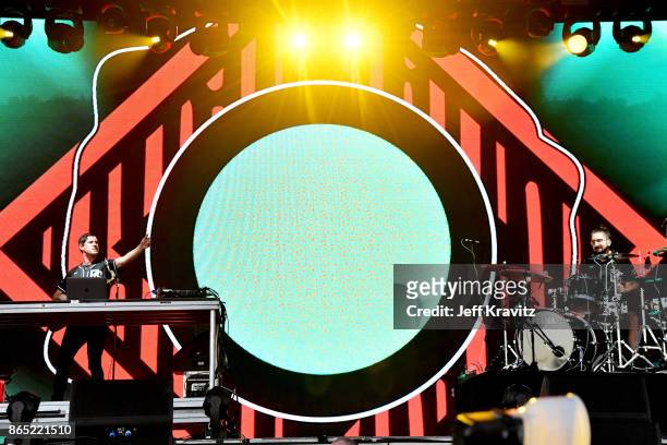 Dominic Lalli and Jeremy Salken of Big Gigantic perform at Piestewa Stage during day 3 of the 2017 Lost Lake Festival on October 22, 2017 in Phoenix,...