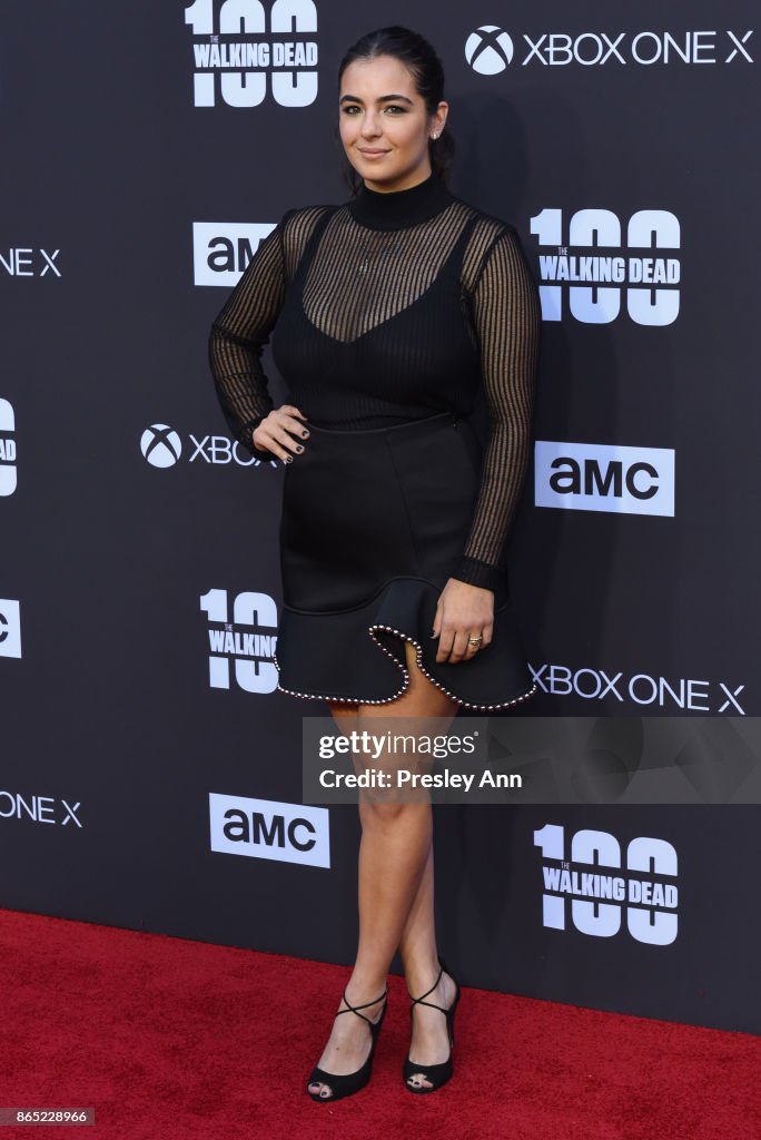 AMC Celebrates The 100th Episode Of "The Walking Dead" - Arrivals