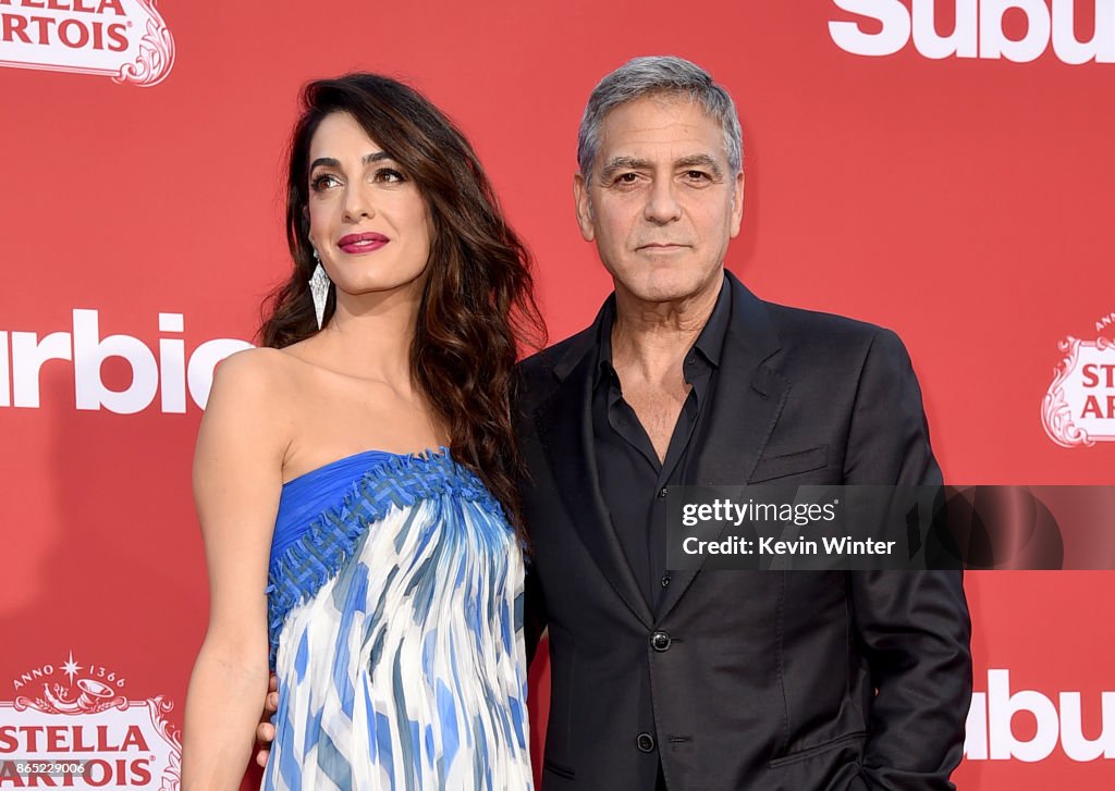 Premiere Of Paramount Pictures' "Suburbicon' - Red Carpet
