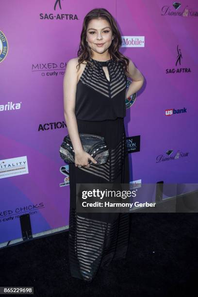 Hannah Zeile attends the 10th Annual Action Icon Awards at Sheraton Universal on October 22, 2017 in Universal City, California.