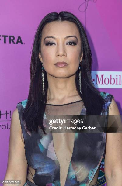 Ming-Na Wen attends the 10th Annual Action Icon Awards at Sheraton Universal on October 22, 2017 in Universal City, California.