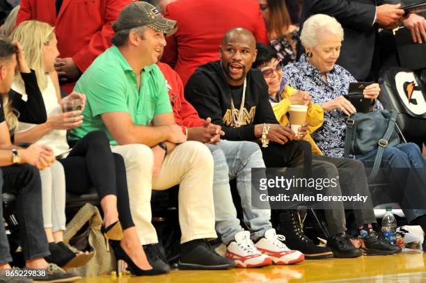 Sports agent Rich Paul attends a basketball game between the Los Angeles Lakers and the New Orleans Pelicans at Staples Center on October 22, 2017 in...