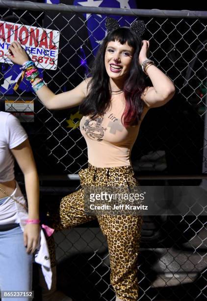 Bella Thorne is seen during day 3 of the 2017 Lost Lake Festival on October 22, 2017 in Phoenix, Arizona.