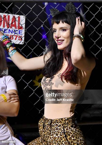 Bella Thorne is seen during day 3 of the 2017 Lost Lake Festival on October 22, 2017 in Phoenix, Arizona.