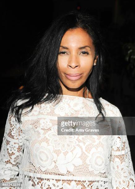 Khandi Alexander attends the Let The Animals Live Soiree - Arrivals at a Private Residence on October 22, 2017 in Beverly Hills, California.