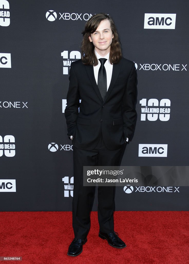 AMC Celebrates The 100th Episode Of "The Walking Dead" - Arrivals