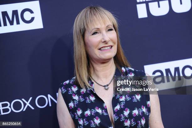 Producer Gale Anne Hurd attends the 100th episode celebration off "The Walking Dead" at The Greek Theatre on October 22, 2017 in Los Angeles,...