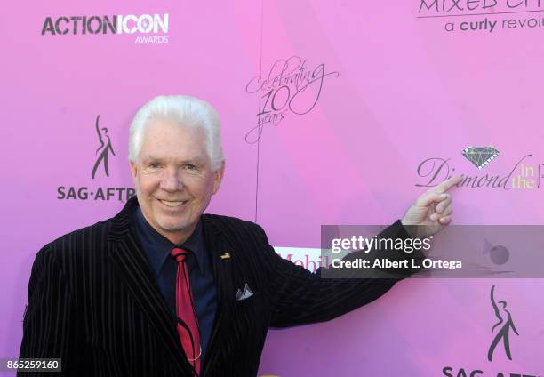 Conrad Palmisano arrives for the 10th Annual Action Icon Awards held at Sheraton Universal on October 22, 2017 in Universal City, California.