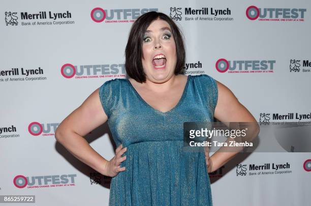 Producer/writer Shadi Petosky attends the 13th Annual Outfest Legacy Awards at Vibiana on October 22, 2017 in Los Angeles, California.