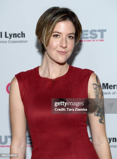 Actress Laura Zak attends the 13th Annual Outfest Legacy Awards at Vibiana on October 22, 2017 in Los Angeles, California.