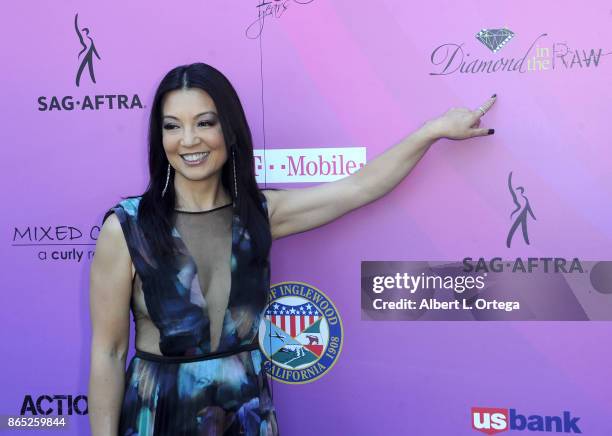 Actress Ming-Na Wen arrives for the 10th Annual Action Icon Awards held at Sheraton Universal on October 22, 2017 in Universal City, California.