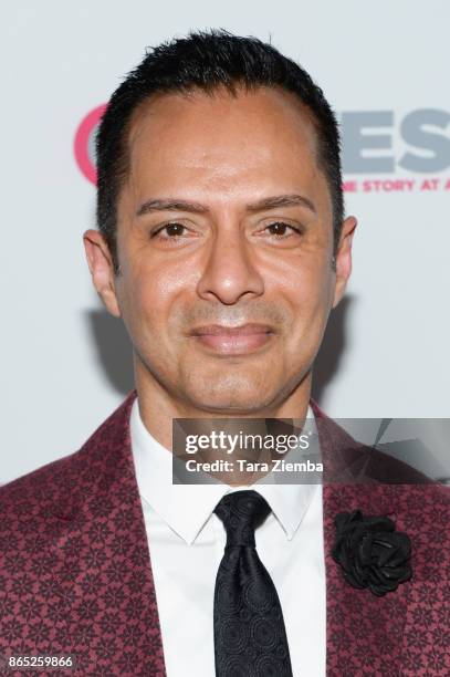 Writer Ghalib Shiraz Dhalla attends the 13th Annual Outfest Legacy Awards at Vibiana on October 22, 2017 in Los Angeles, California.