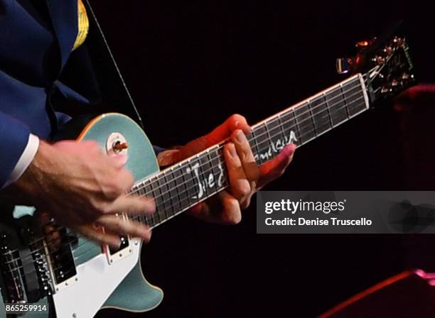 Recording artist Joe Bonamassa performs at at The Colosseum at Caesars Palace on October 22, 2017 in Las Vegas, Nevada.