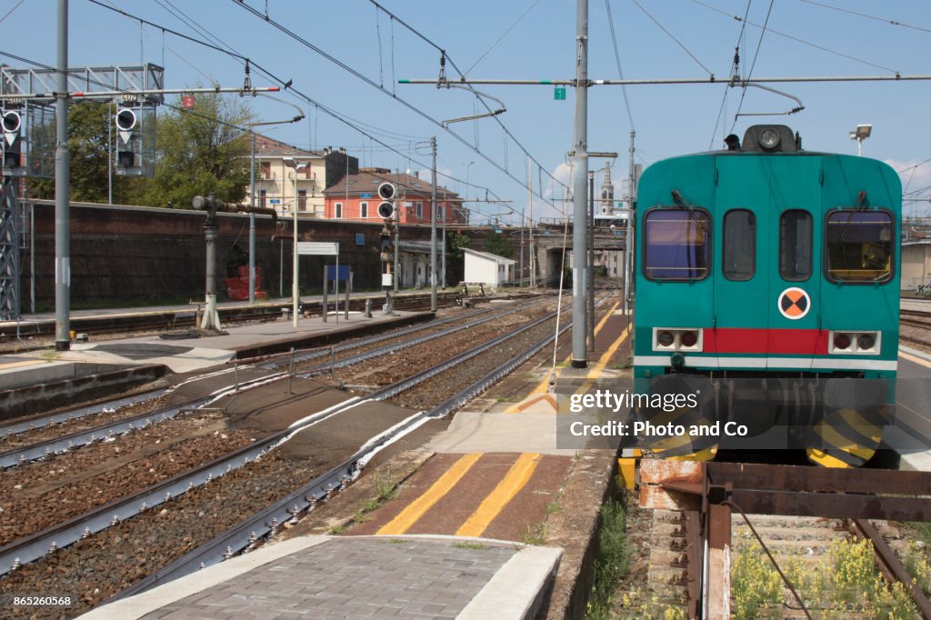 Train At Station with a train