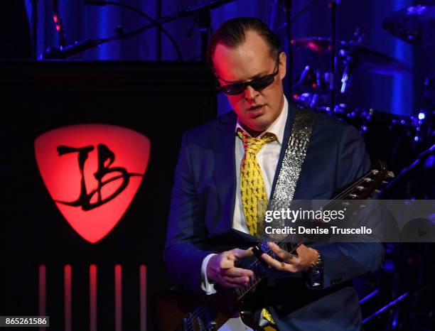 Recording artist Joe Bonamassa performs at at The Colosseum at Caesars Palace on October 22, 2017 in Las Vegas, Nevada.