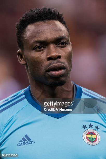 Goalkeeper Carlos Kameni of Fenerbahce SK during the Turkish Spor Toto Super Lig football match between Galatasaray SK and Fenerbahce AS on October...
