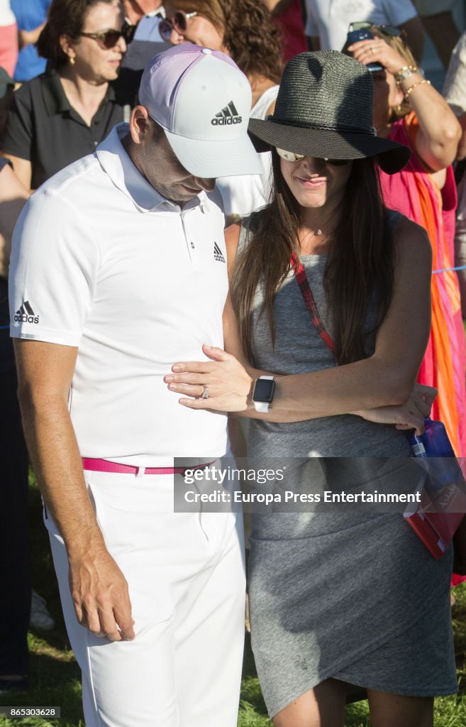 Sergio Garcia Attends Andalucia Valderrama Masters Final In Sotogrande