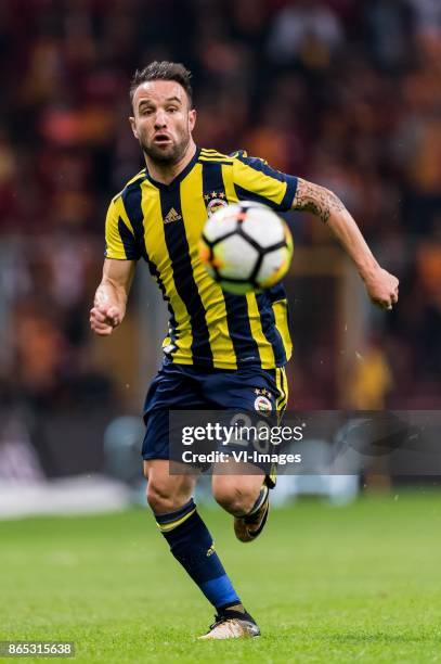 Mathieu Valbuena of Fenerbahce SK during the Turkish Spor Toto Super Lig football match between Galatasaray SK and Fenerbahce AS on October 22, 2017...