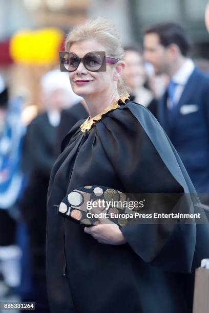 Elena Ochoa attends the Princesa de Asturias Awards 2017 ceremony at the Campoamor Theater on October 20, 2017 in Oviedo, Spain.