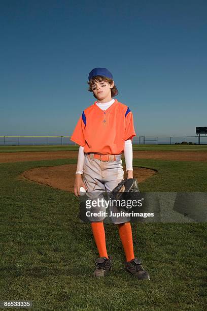 baseball player - eye black stockfoto's en -beelden