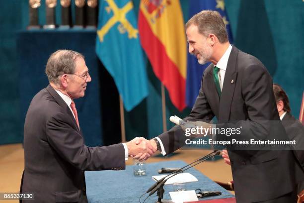 President of the Hispanic Society of America Philippe de Montebello receives the Princesa de Asturias Awards 2017 for International Cooperation 2017...