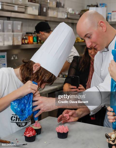 General view of atmosphere as Helen McCrory and Debbi Clark Host A Master Class Chocolate Course for the Sir Hubert Von Herkomer Arts Foundation at...