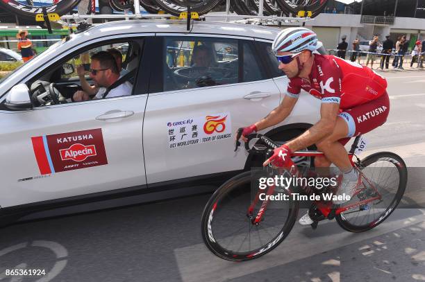 1st Tour of Guangxi 2017 / Stage 5 Angel VICIOSO / Claudi COZZI Sportsdirector Team Katusha Alpecin / Liuzhou - Guilin / Gree - Tour of Guangxi / TOG...