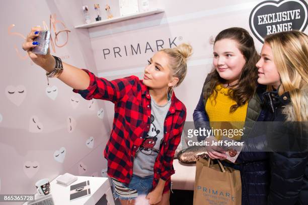 Saffron Barker meets fans as Primark launches exclusive Saffy B by Saffron Barker collection on October 23, 2017 in London, England.