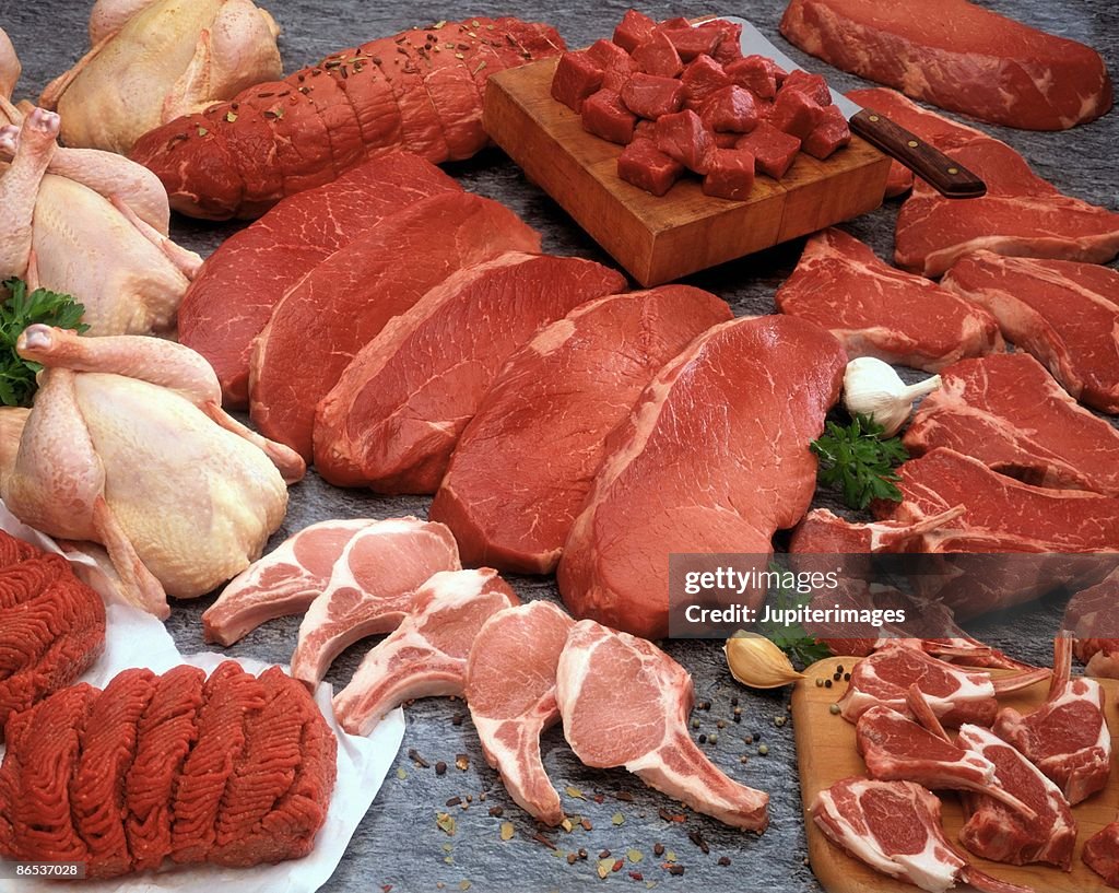 Regular Meat Generic Raw Meat High-Res Stock Photo - Getty Images