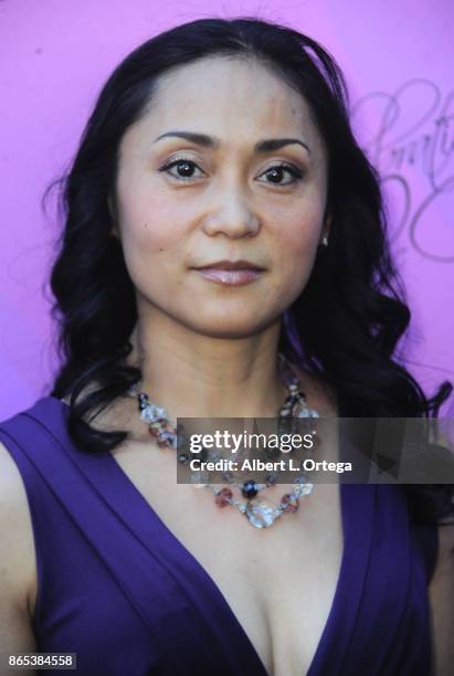 Stunt Woman Ming Qiu at the 10th Annual Action Icon Awards held at Sheraton Universal on October 22, 2017 in Universal City, California.