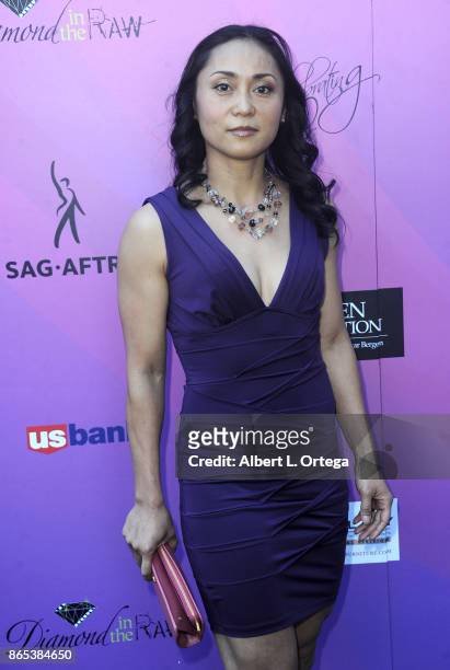 Stunt Woman Ming Qiu at the 10th Annual Action Icon Awards held at Sheraton Universal on October 22, 2017 in Universal City, California.