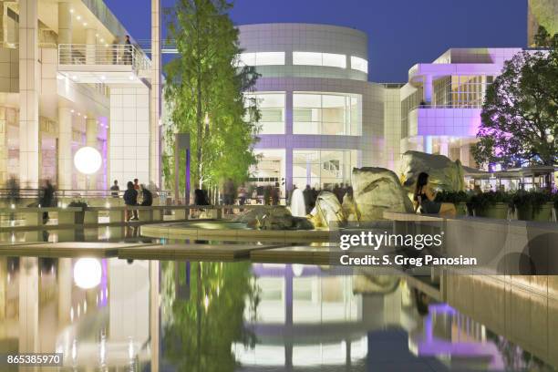 getty center - los angeles - getty museum stock pictures, royalty-free photos & images