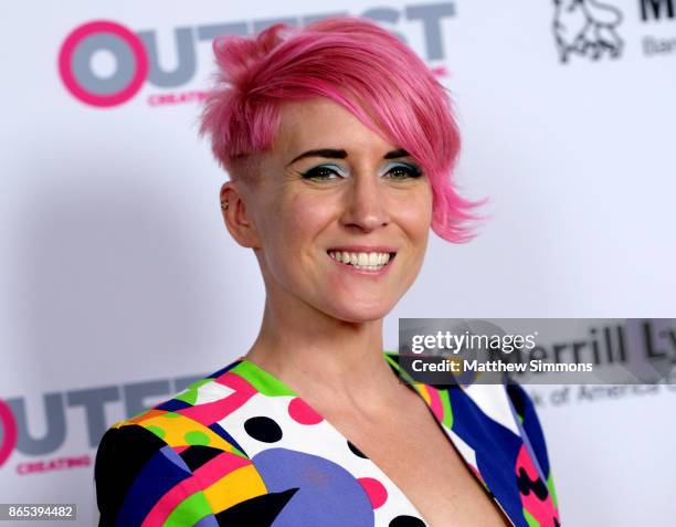 Julia Vickerman at the 13th Annual Outfest Legacy Awards at Vibiana on October 22, 2017 in Los Angeles, California.