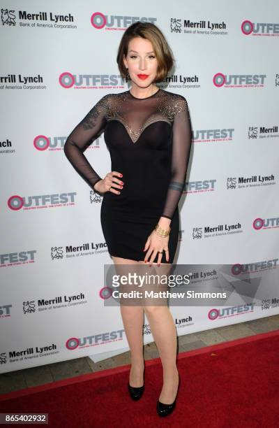 Our Lady J at the 13th Annual Outfest Legacy Awards at Vibiana on October 22, 2017 in Los Angeles, California.