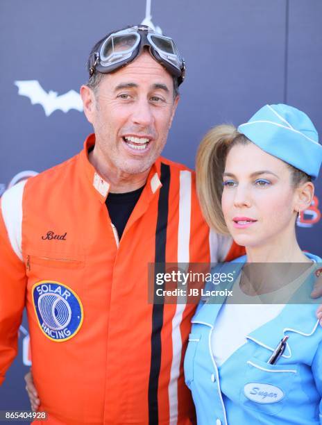 Jerry Seinfeld and Jessica Seinfeld attend the GOOD+ Foundation's 2nd Annual Halloween Bash on October 22, 2017 in Los Angeles, California.