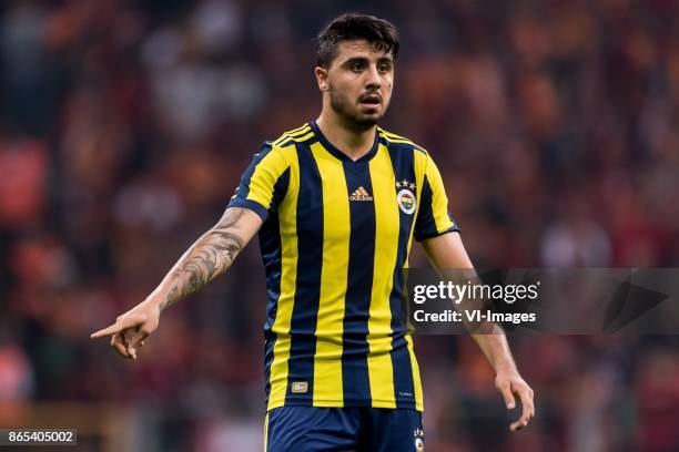 Ozan Tufan of Fenerbahce SK during the Turkish Spor Toto Super Lig football match between Galatasaray SK and Fenerbahce AS on October 22, 2017 at the...