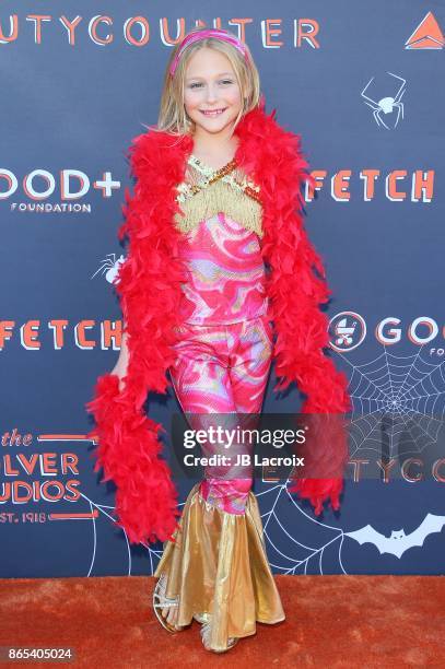 Alyvia Alyn Lind attends the GOOD+ Foundation's 2nd Annual Halloween Bash on October 22, 2017 in Los Angeles, California.