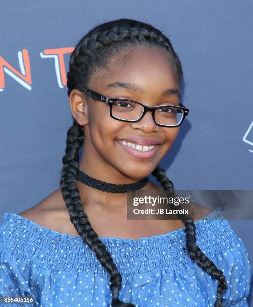 Marsai Martin attends the GOOD+ Foundation's 2nd Annual Halloween Bash on October 22, 2017 in Los Angeles, California.