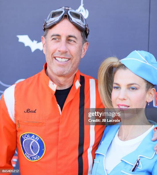 Jerry Seinfeld and Jessica Seinfeld attend the GOOD+ Foundation's 2nd Annual Halloween Bash on October 22, 2017 in Los Angeles, California.