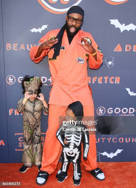 Baron Davis attends the GOOD+ Foundation's 2nd Annual Halloween Bash on October 22, 2017 in Los Angeles, California.