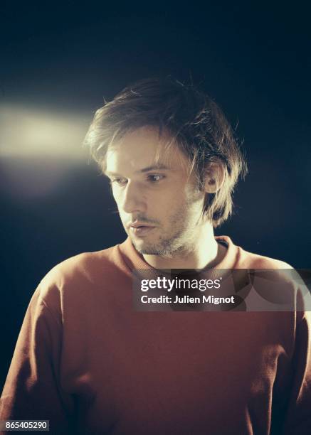 Rapper Orelsan is photographed for L'OBS on October 2, 2017 in Paris, France.