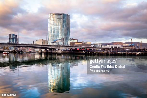 belfast waterfront - belfast stock pictures, royalty-free photos & images